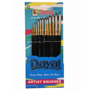 Dayal Round Brush Set of 12